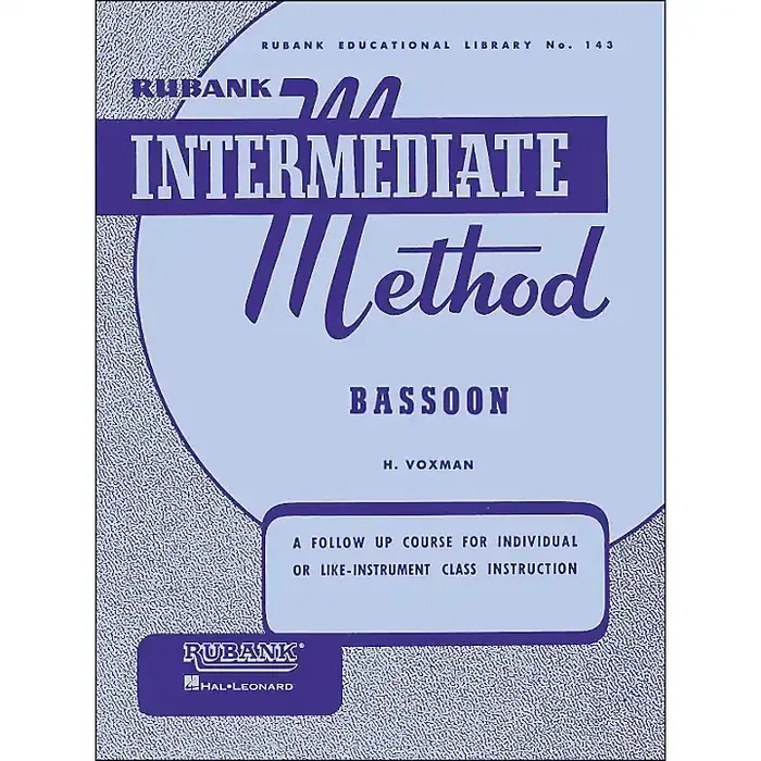 Hal Leonard Rubank Intermediate Methods – Bassoon Guitar Center