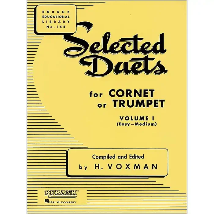 Hal Leonard Rubank Selected Duets for Cornet Or Trumpet Vol 1 Easy/Medium Guitar Center