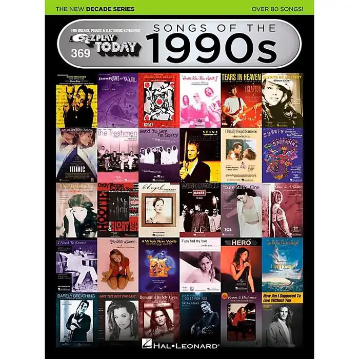 Hal Leonard Songs Of The 1990s – The New Decade Series E-Z Play Today Volume 369 Guitar Center