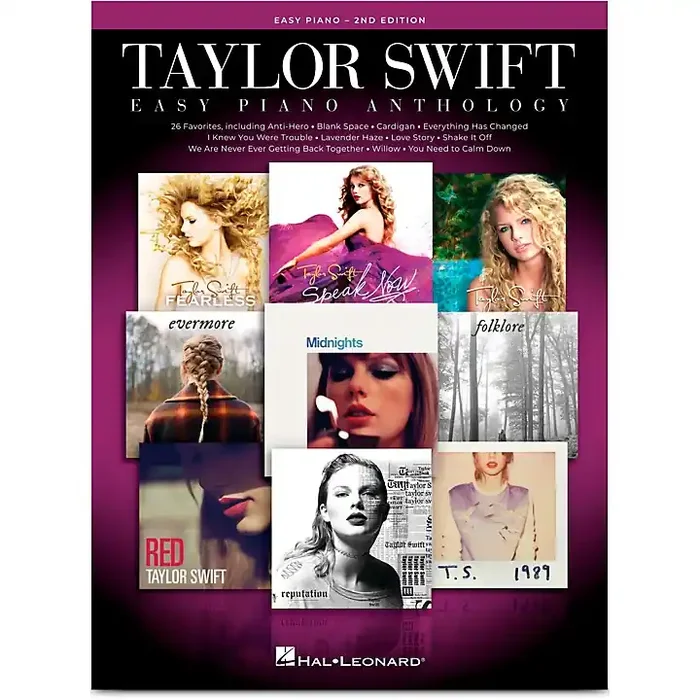 Hal Leonard Taylor Swift Easy Piano Anthology – 2nd Edition Guitar Center