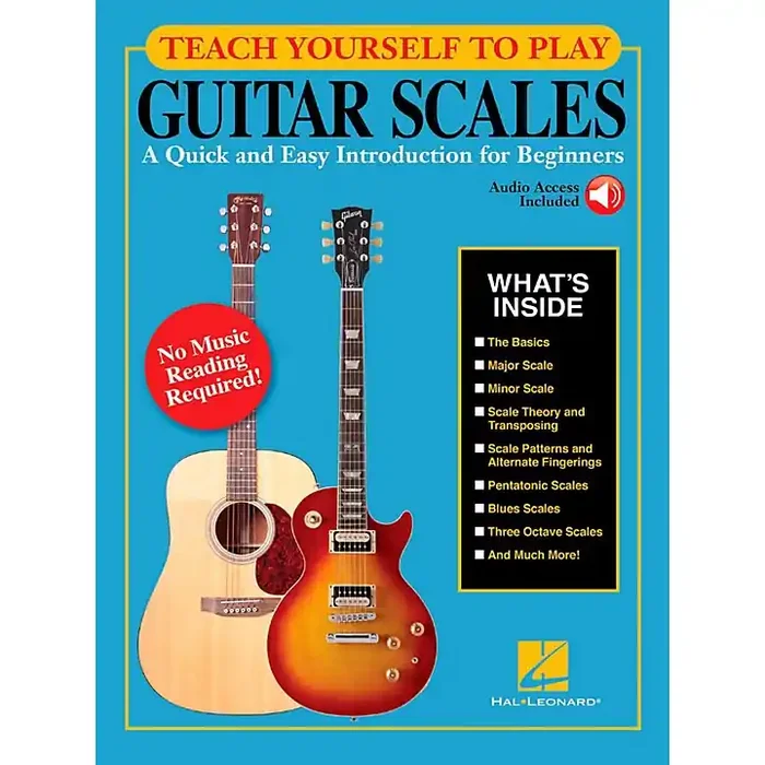 Hal Leonard Teach Yourself to Play Guitar Scales Book/Video Online Guitar Center