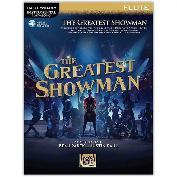 Hal Leonard The Greatest Showman Instrumental Play-Along Series for Flute Book/Online Audio Guitar Center