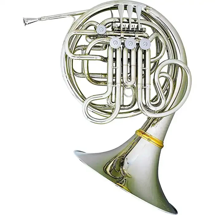Hans Hoyer 6802NSA Heritage Kruspe Style Series Double Horn with String Linkage and Detachable Bell Nickel Silver Detachable Bell Guitar Center