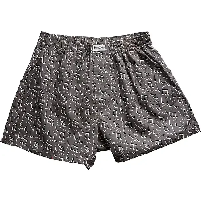 Happy Socks City Jazz Boxer, Grey Large Guitar Center