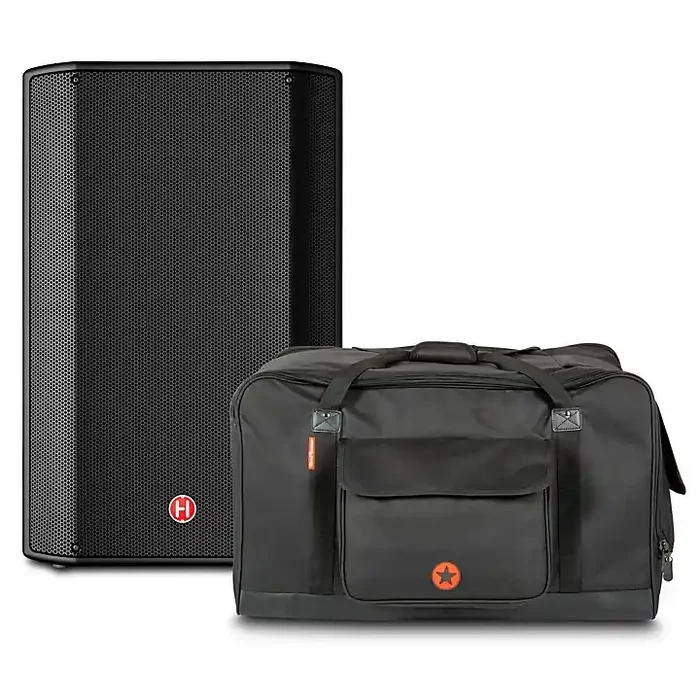 Harbinger VARI V1115 15″ Powered Speaker With Road Runner Bag Guitar Center