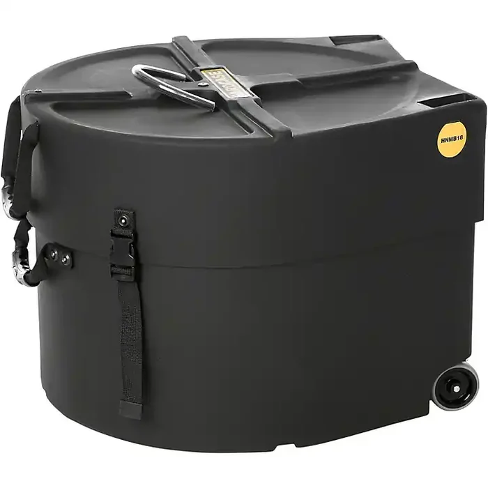 HARDCASE Marching Bass Drum Case with Wheels 18 in. Guitar Center