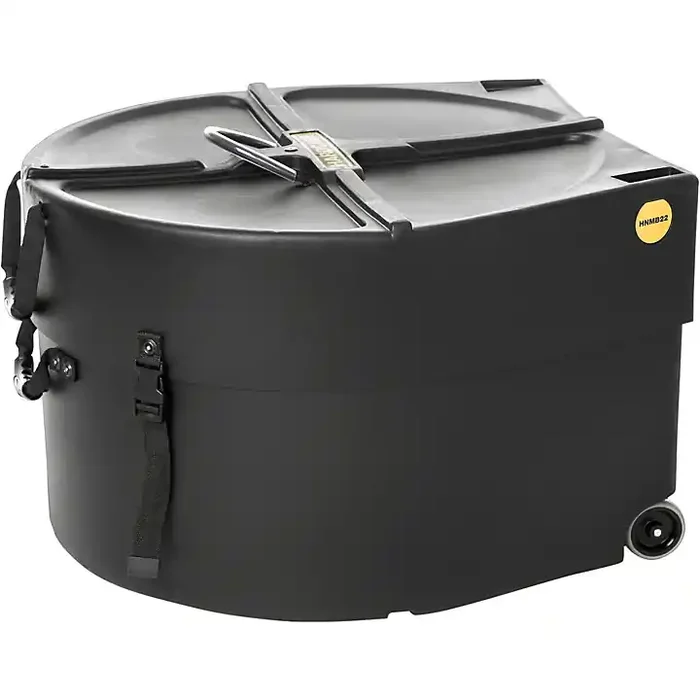 HARDCASE Marching Bass Drum Case with Wheels 22 in. Guitar Center