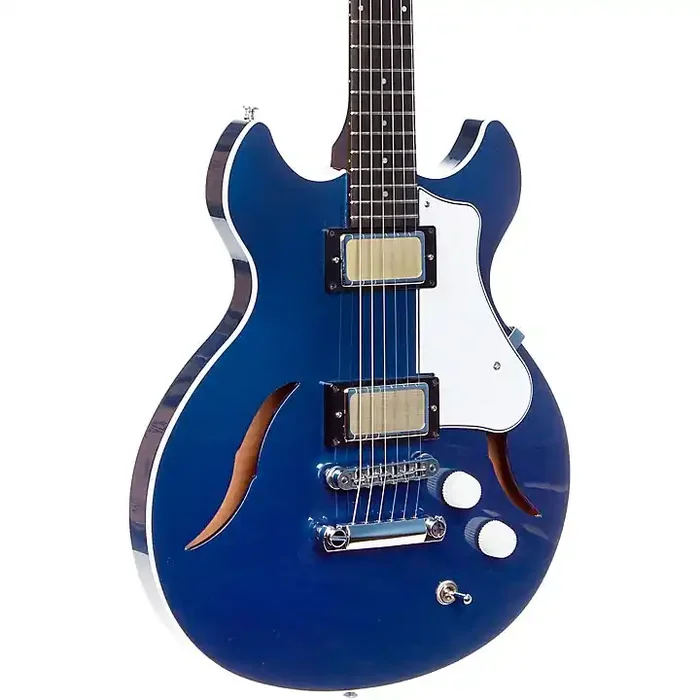 Harmony Comet Semi-Hollow Electric Guitar Midnight Blue Guitar Center