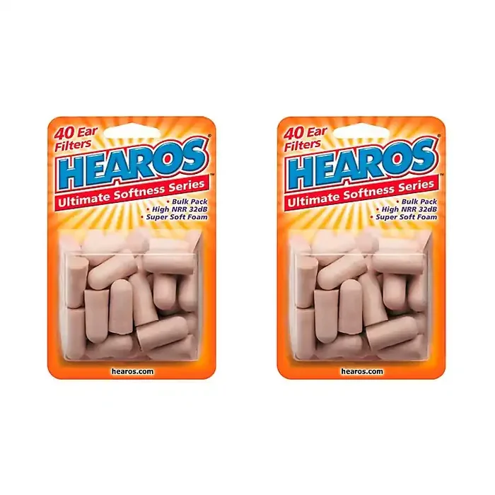 Hearos Ultimate Softness Bulk Pack Ear Plugs 20 Pair (Pack of 2) Guitar Center