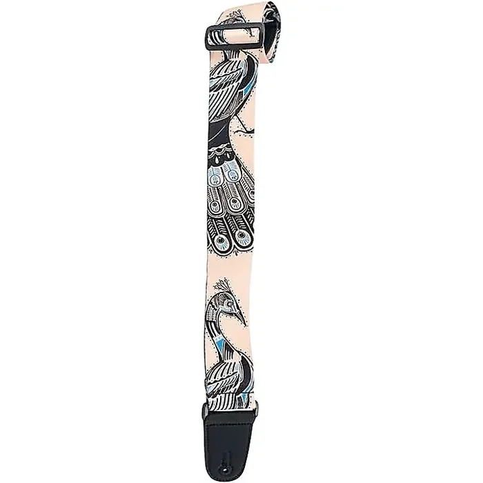 Henry Heller Nylon Series Artist Sublimation Peacock Guitar Strap Guitar Center