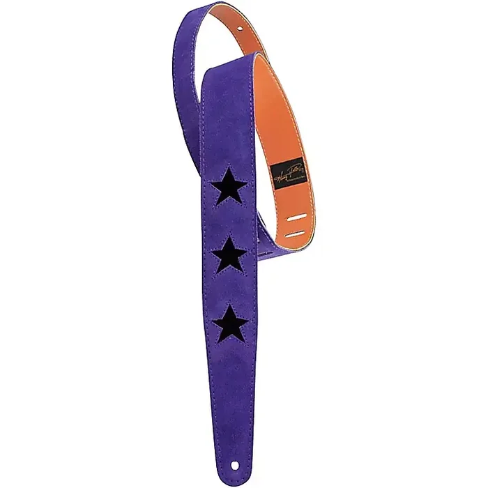 Henry Heller Star Series Suede Guitar Strap Purple Guitar Center