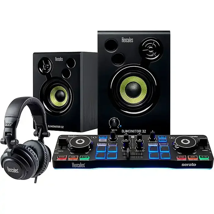 Hercules DJ DJStarter Kit With Controller, Speakers and Headphones Guitar Center