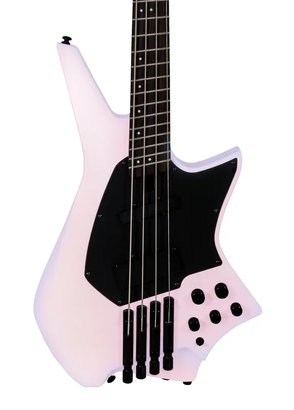 Hils HZB4 Headless Bass Guitar in Gloss Aura Pearl