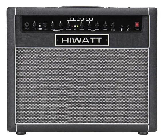 Hiwatt Leeds 50 Spring Reverb 1×12 Combo Octapulse100-12 in Black