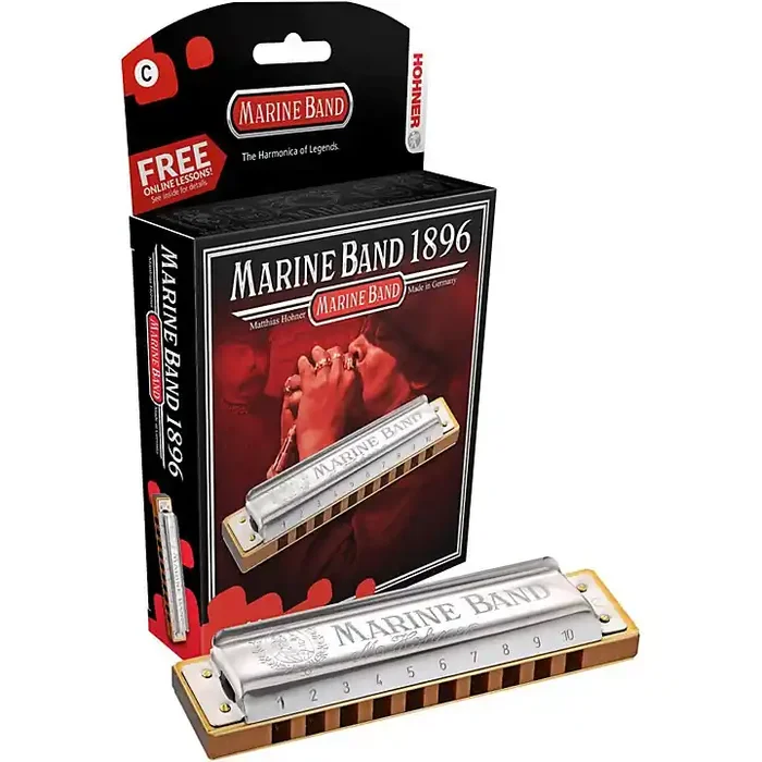 Hohner 1896 Marine Band Harmonica High G Guitar Center