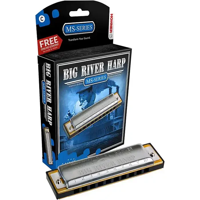 Hohner 590 Big River MS-Series Harmonica F /Gb Guitar Center