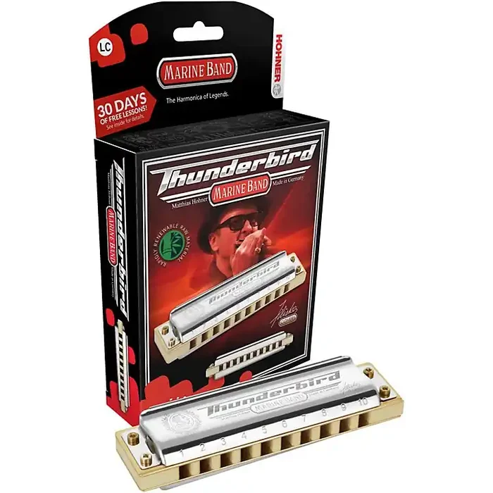 Hohner M2011 Marine Band Thunderbird Low Tuned Harmonica Low G Guitar Center