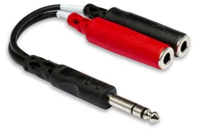 HOSA 1/4 TRS TO 2X 1/4 Accessories – Pro Sound