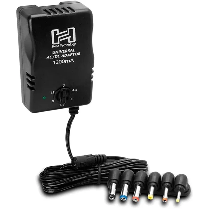 Hosa ACD-477 AC Adaptor Selectable Vdc 1.2a