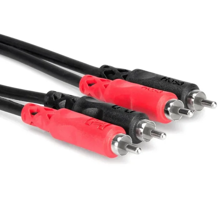Hosa CRA-203 Stereo Interconnect, Dual RCA to Same, 3 m (Loc:2J)
