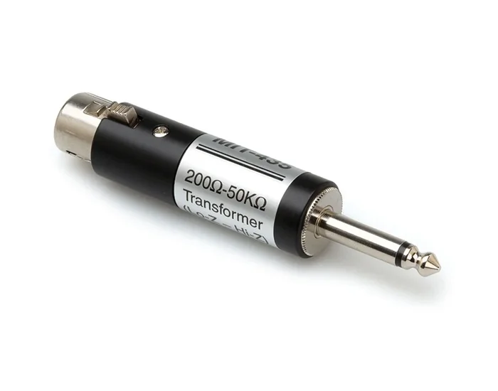 Hosa MIT-435 Impedance Transformer, XLR Female to 1/4″” In TS