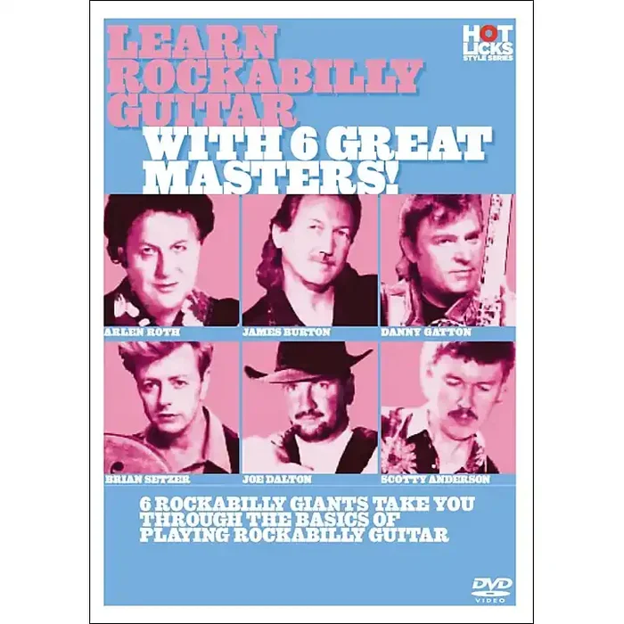Hot Licks Learn Rockabilly Guitar with 6 Great Masters DVD Guitar Center
