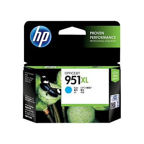 HP 951XL High Yield Cyan Original Ink Cartridge