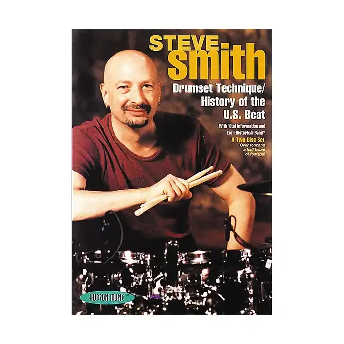 Hudson Music Steve Smith Drumset Technique/History of the U.S. Beat (2-DVD Set) Guitar Center