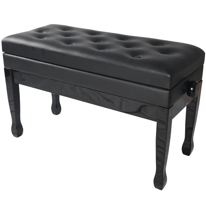 HY-PJ021 Adjustable Piano Bench w/ Storage, Tufted T