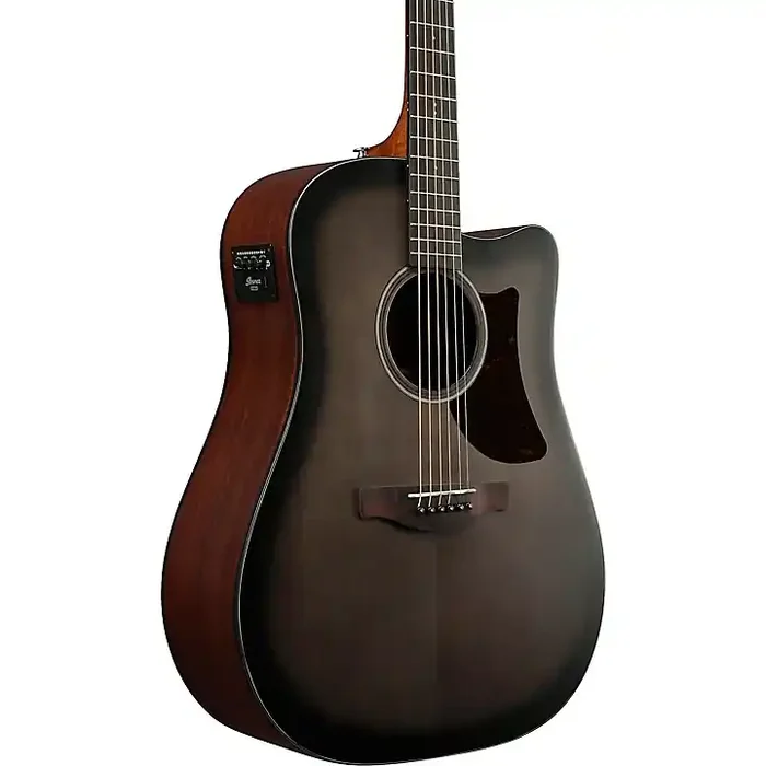 Ibanez AAD50CE Advanced Sitka Spruce-Sapele Grand Dreadnought Acoustic-Electric Guitar Charcoal Burst Guitar Center