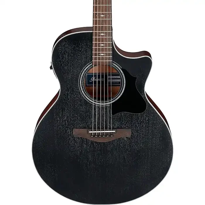 Ibanez AE140 Grand Auditorium Acoustic-Electric Guitar Weathered Black Guitar Center