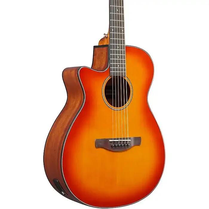 Ibanez AEG58L Cutaway Left-Handed Acoustic Electric Guitar Violin Burst Guitar Center