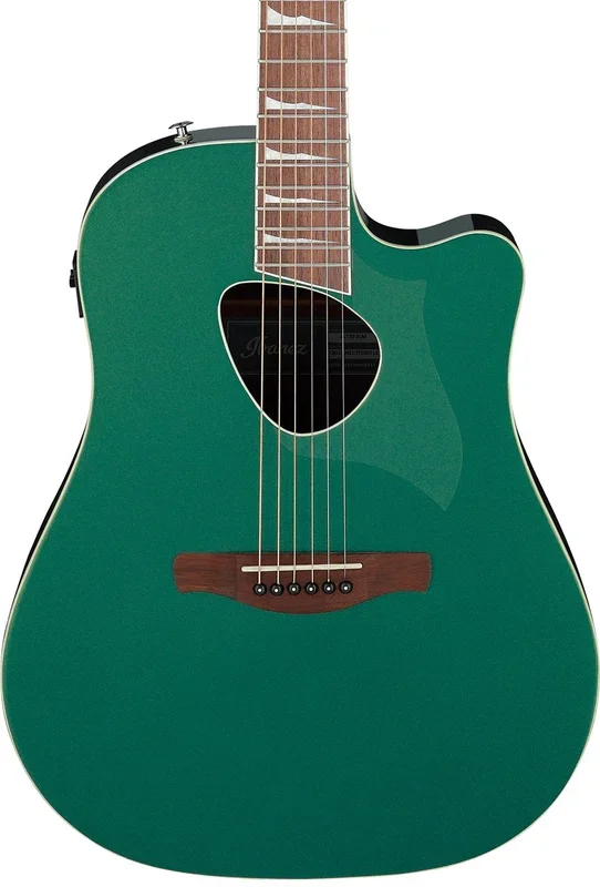 Ibanez Altstar Series Electro-Acoustic Spruce Top Jungle Green Metallic High Gloss