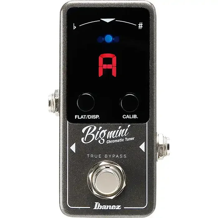 Ibanez BIGMINI Chromatic Pedal Tuner Silver Guitar Center