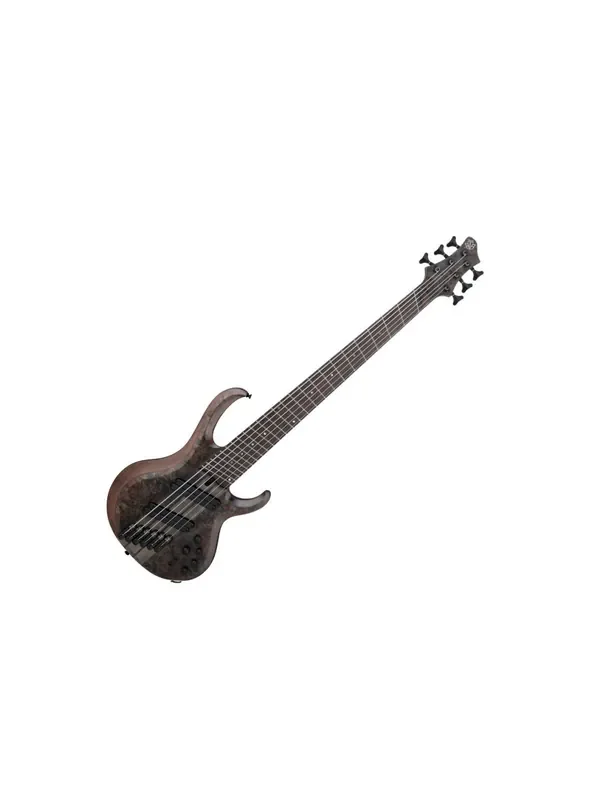 Ibanez BTB Bass Workshop 6 String Bass Multi scale Transparent Gray Flat