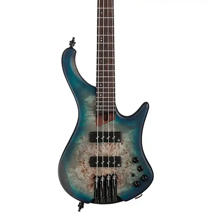 Ibanez EHB1500 4-String Ergonomic Headless Bass Cosmic Blue Starburst Flat Guitar Center