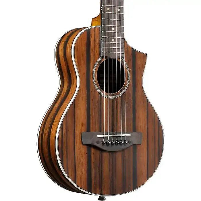 Ibanez EWP13DBO Exotic Wood Piccolo Acoustic Guitar Dark Brown Open Pore Guitar Center