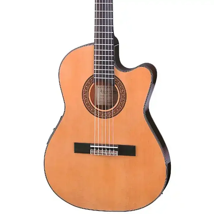 Ibanez GA Series GA5TCE Thinline Classical Acoustic-Electric Guitar Natural Guitar Center