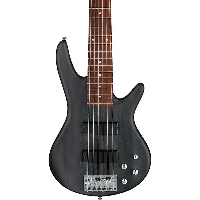 Ibanez GIO GSR206 6-String Bass Transparent Gray Flat Guitar Center