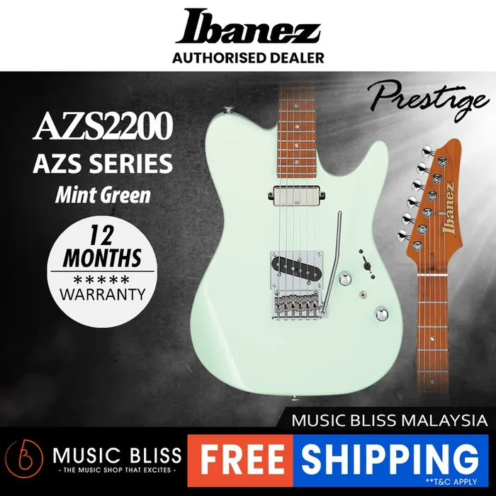 Ibanez Prestige AZS2200 Electric Guitar – Mint Green (AZS2200-MGR)
