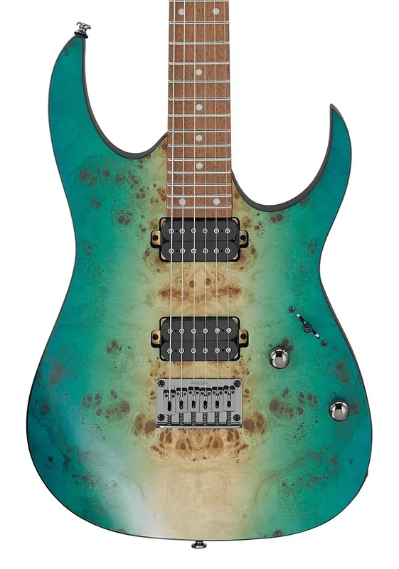 Ibanez RG421PBCHF Electric Guitar in Caribbean Shoreline Flat