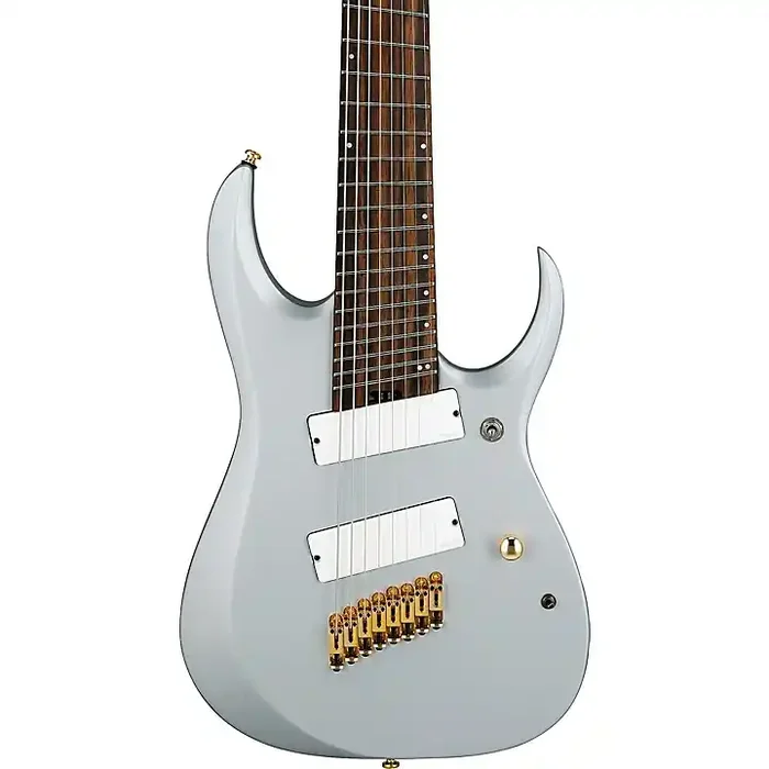 Ibanez RGDMS8 RGD Axe Design Lab Multi-Scale 8-String Electric Guitar Classic Silver Matte Guitar Center