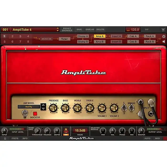 IK Multimedia AmpliTube 4 Orange Power DUO Bundle Guitar Center