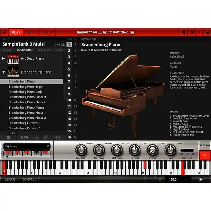IK Multimedia Brandenburg Piano Guitar Center