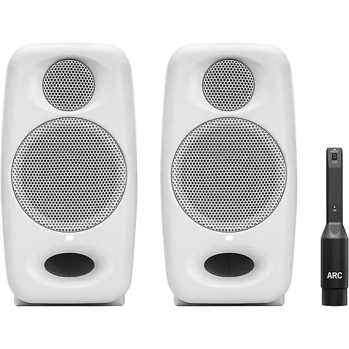 IK Multimedia iLoud Micro Monitor Pro 3″ Studio Monitors White (Pair) Guitar Center