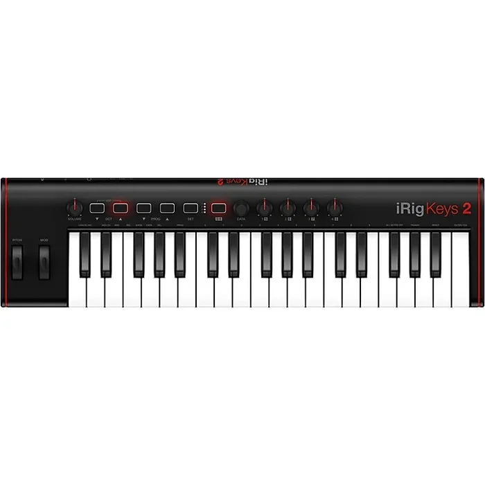 IK Multimedia iRig Keys 2 37-Mini Key Controller for iPhone, iPad and Mac/PC With SampleTank SE