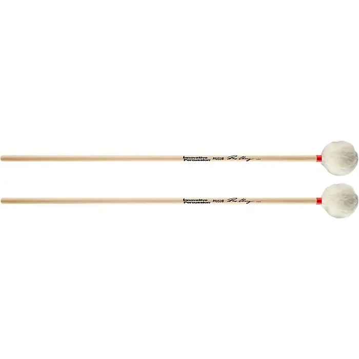 Innovative Percussion Medium General Marimba Mallets with Birch Handle White Yarn Medium Guitar Center