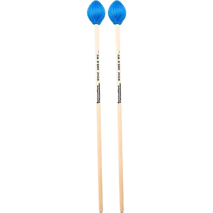 Innovative Percussion She-e Wu Series Birch Handle Marimba Mallets Medium Hard Concerto Electric Blue Cord Guitar Center
