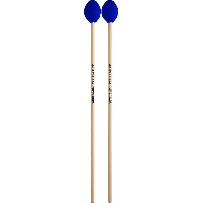 Innovative Percussion She-e Wu Series Birch Handle Marimba Mallets Very Hard Electric Blue Yarn Guitar Center