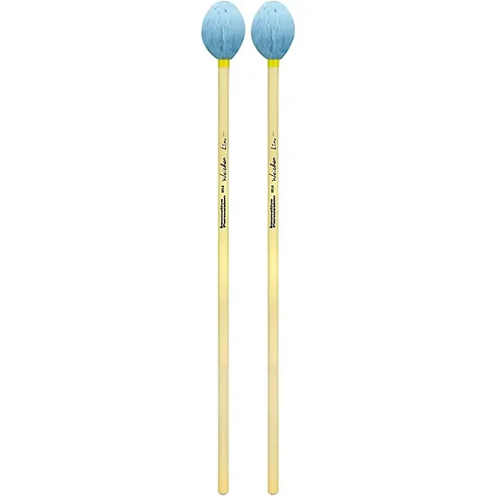 Innovative Percussion Weichen Lin Series Rattan Handle Marimba Mallets Hard Sky Blue Yarn Guitar Center